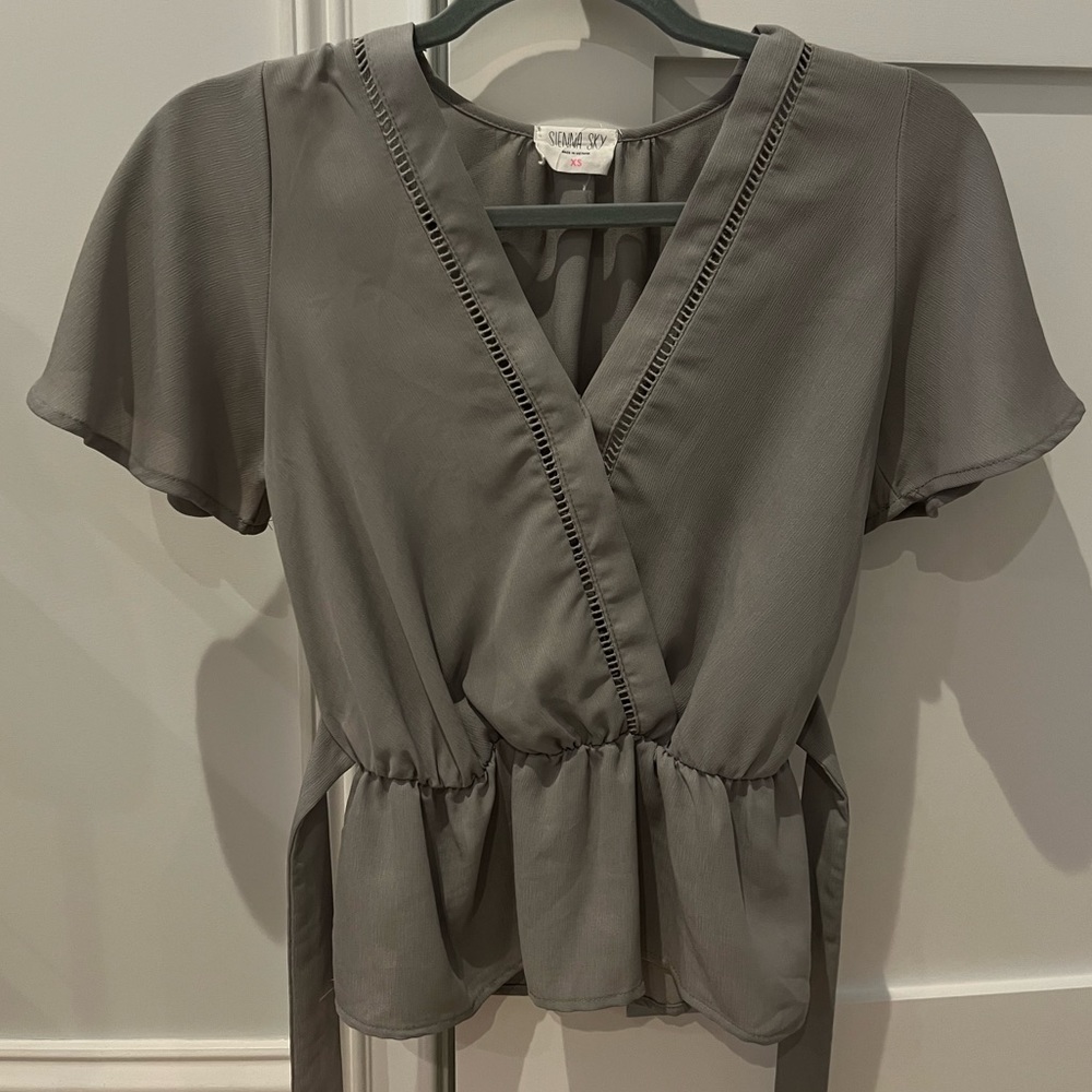 SAGE BLOUSE